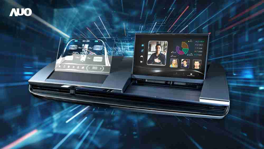 尊龙集团Micro LED Display HMI解决方案打造透明Micro LED前座仪表，，呈现信息并保留驾驶视野开阔；亦为副驾驶座乘客打造收放自如的Micro LED屏幕，，，在不影响显示质量的前提于显示区内建镜头，，让用户能与视讯对象直接眼神接触，，，提供绝佳的双向沟通体验